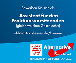 Stellenangebote AfD Fraktion Landtag Hessen Assistent Fraktionsvorsitzender