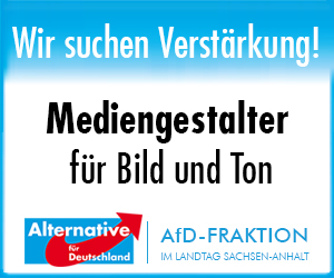 AfD Fraktion Sachsen-Anhalt Stellenausschreibung