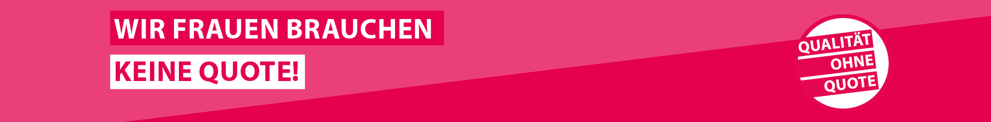 AFD Sachsen Wir Frauen brauchen keine Quote!
